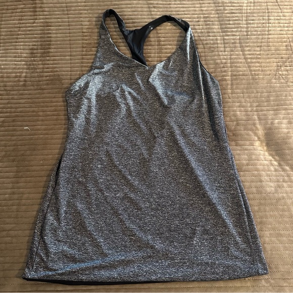 Victoria’s Secret VSX Heather Gray Black Racerback Tank - Picture 8 of 8